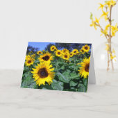 Sonnenblume für Mama Karte (Gelbe Blume)