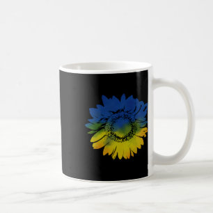 Sonnenblume Für Ukraine-Flagge Farben Blau Gelb Kaffeetasse