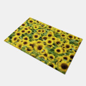 Sonnenblume Fußmatte (Schrägansicht)