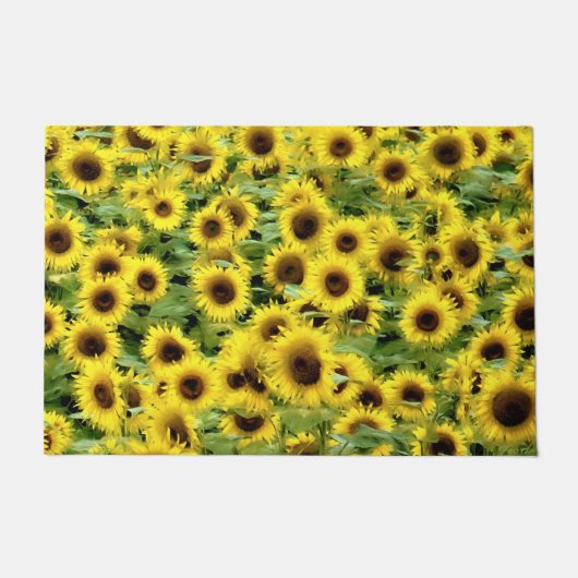 Sonnenblume Fußmatte (Vorderseite)
