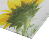 Sonnenblume Fuzz Glas Schneidebrett (Ecke)