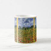 Sonnenblume-Galaxie Kaffeetasse (Mittel)