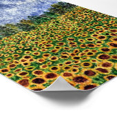 'Sonnenblume Galaxy' von Thom Glace Poster (Ecke)