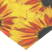 Sonnenblume-Garten-abstrakter kurzer Tischläufer (Ecke)