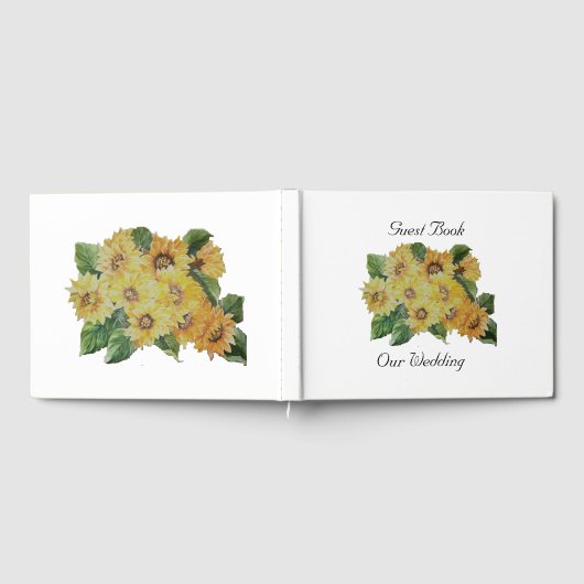 Sonnenblume Gästebuch (Voll)