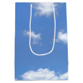 Sonnenblume Geburtstag mit Namen Mittlere Geschenktüte (Rückseite)