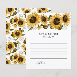 Sonnenblume Geburtstagszeit Kapsel-Meldungskarte