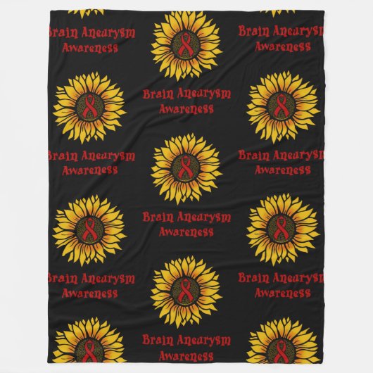 Sonnenblume.. Gehirnaneurysma Fleecedecke (Vorderseite)