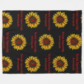 Sonnenblume.. Gehirnaneurysma Fleecedecke (Vorderseite (Horizontal))