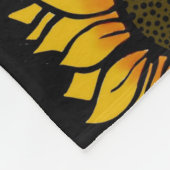 Sonnenblume.. Gehirnaneurysma Fleecedecke (Ecke)