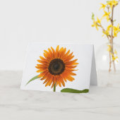 Sonnenblume geklappte Grußkarte Karte (Gelbe Blume)