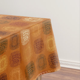 Sonnenblume-Gekritzel Earthtone von Hand Tischdecke