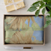 Sonnenblume Gelb Boho Rustikal Land Flora Seidenpapier (Geschenk)