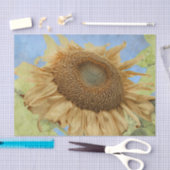 Sonnenblume Gelb Boho Rustikal Land Flora Seidenpapier (Handwerk)