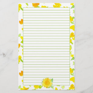 Sonnenblume Gelbe Blume Briefpapier