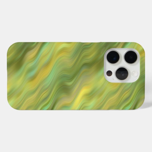Sonnenblume Gelbe Wavy Textur Case-Mate iPhone Hülle (Rückseite (Horizontal))