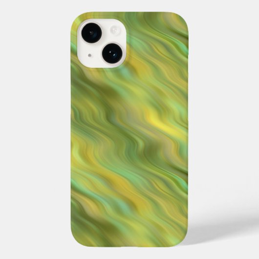 Sonnenblume Gelbe Wavy Textur Case-Mate iPhone Hülle (Rückseite)