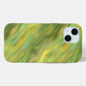 Sonnenblume Gelbe Wavy Textur Case-Mate iPhone Hülle (Rückseite (Horizontal))