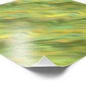 Sonnenblume Gelbe Wavy Textur Fotodruck (Ecke)