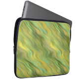Sonnenblume Gelbe Wavy Textur Laptopschutzhülle (Vorne Rechts)