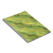 Sonnenblume Gelbe Wavy Textur Notizblock (Rechte Seite)