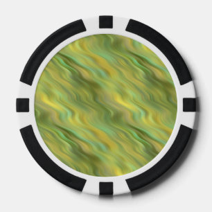 Sonnenblume Gelbe Wavy Textur Pokerchips