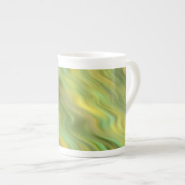 Sonnenblume Gelbe Wavy Textur Porzellantasse