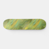 Sonnenblume Gelbe Wavy Textur Skateboard (Horizontal)