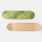 Sonnenblume Gelbe Wavy Textur Skateboard (Horizontal)