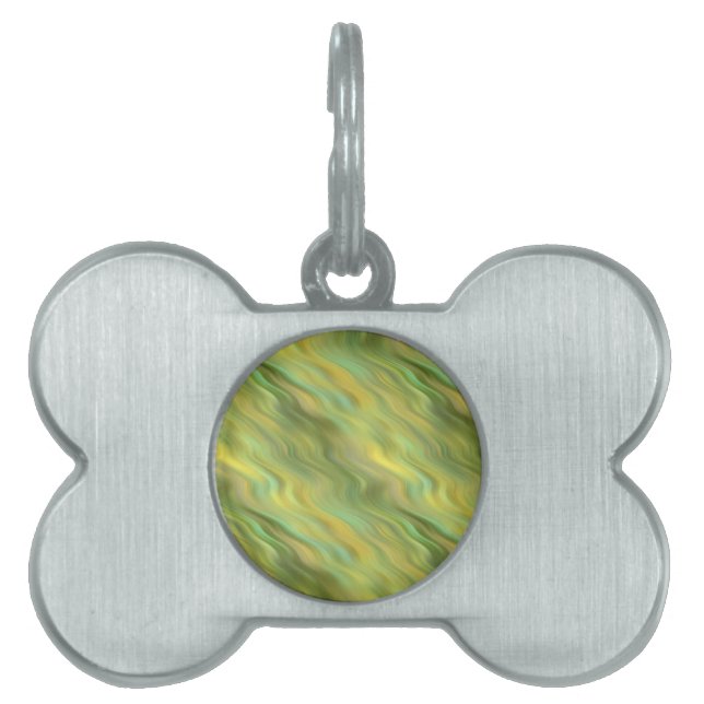 Sonnenblume Gelbe Wavy Textur Tiermarke (Vorderseite)