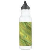 Sonnenblume Gelbe Wavy Textur Trinkflasche (Rechts)