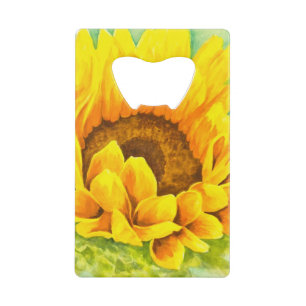 Sonnenblume Geldbeutel Flaschenöffner