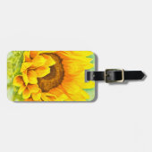Sonnenblume Gepäckanhänger (Vorderseite horizontal)