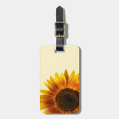 Sonnenblume Gepäckanhänger (Vorderseite vertikal)