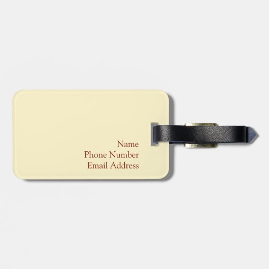 Sonnenblume Gepäckanhänger (Rückseite horizontal)