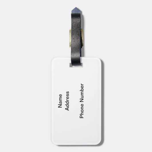 Sonnenblume Gepäckanhänger (Rückseite vertikal)