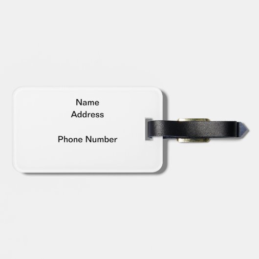 Sonnenblume Gepäckanhänger (Rückseite horizontal)