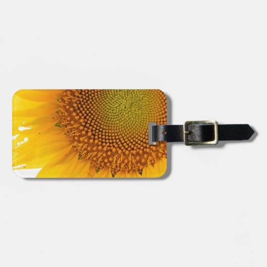 Sonnenblume Gepäckanhänger (Vorderseite horizontal)