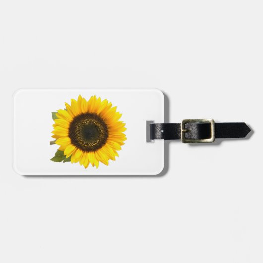 Sonnenblume-Gepäckanhänger Gepäckanhänger (Vorderseite horizontal)