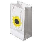 Sonnenblume-Geschenk-Tasche Kleine Geschenktüte (Vorderseite Schrägansicht)