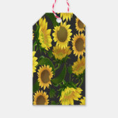Sonnenblume Geschenkanhänger (Vorderseite)