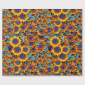 Sonnenblume  geschenkpapier (Flach)