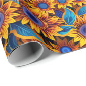 Sonnenblume  geschenkpapier (Rolleneckpunkt)