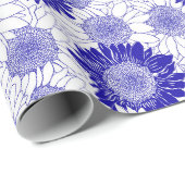 Sonnenblume Geschenkpapier (Rolleneckpunkt)