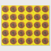 Sonnenblume Geschenkpapier (Flach)