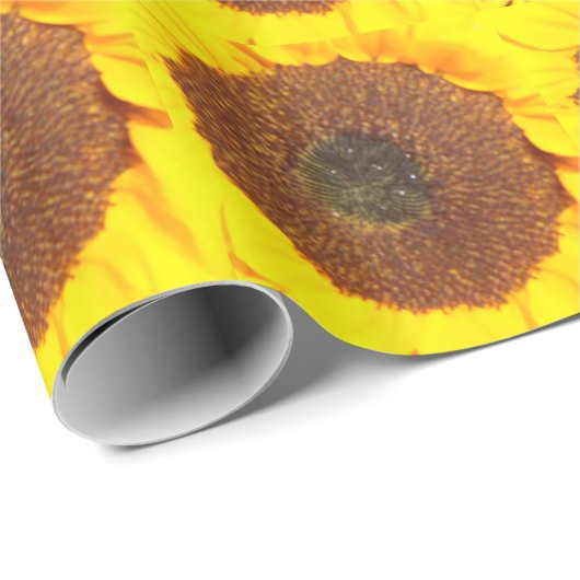 Sonnenblume Geschenkpapier (Rolleneckpunkt)