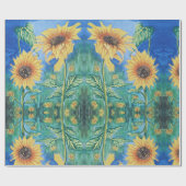 Sonnenblume Geschenkpapier (Flach)