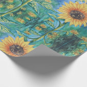 Sonnenblume Geschenkpapier (Ecke)