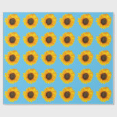 Sonnenblume Geschenkpapier (Flach)