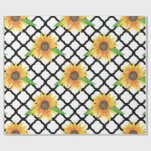 Sonnenblume Geschenkpapier (Flach)
